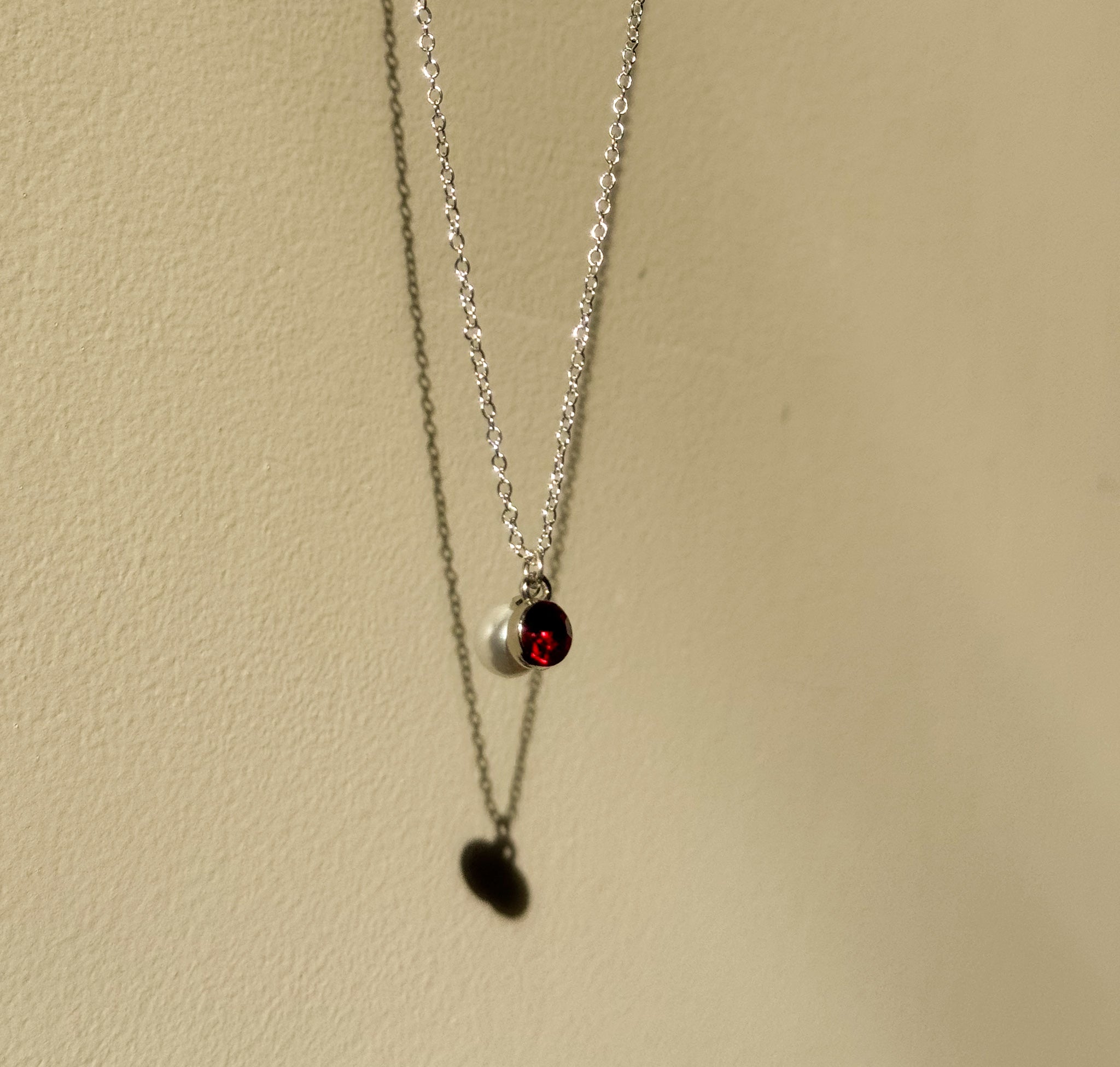 Ruby & Pearl Necklace