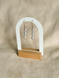 Tri Pearl Earrings